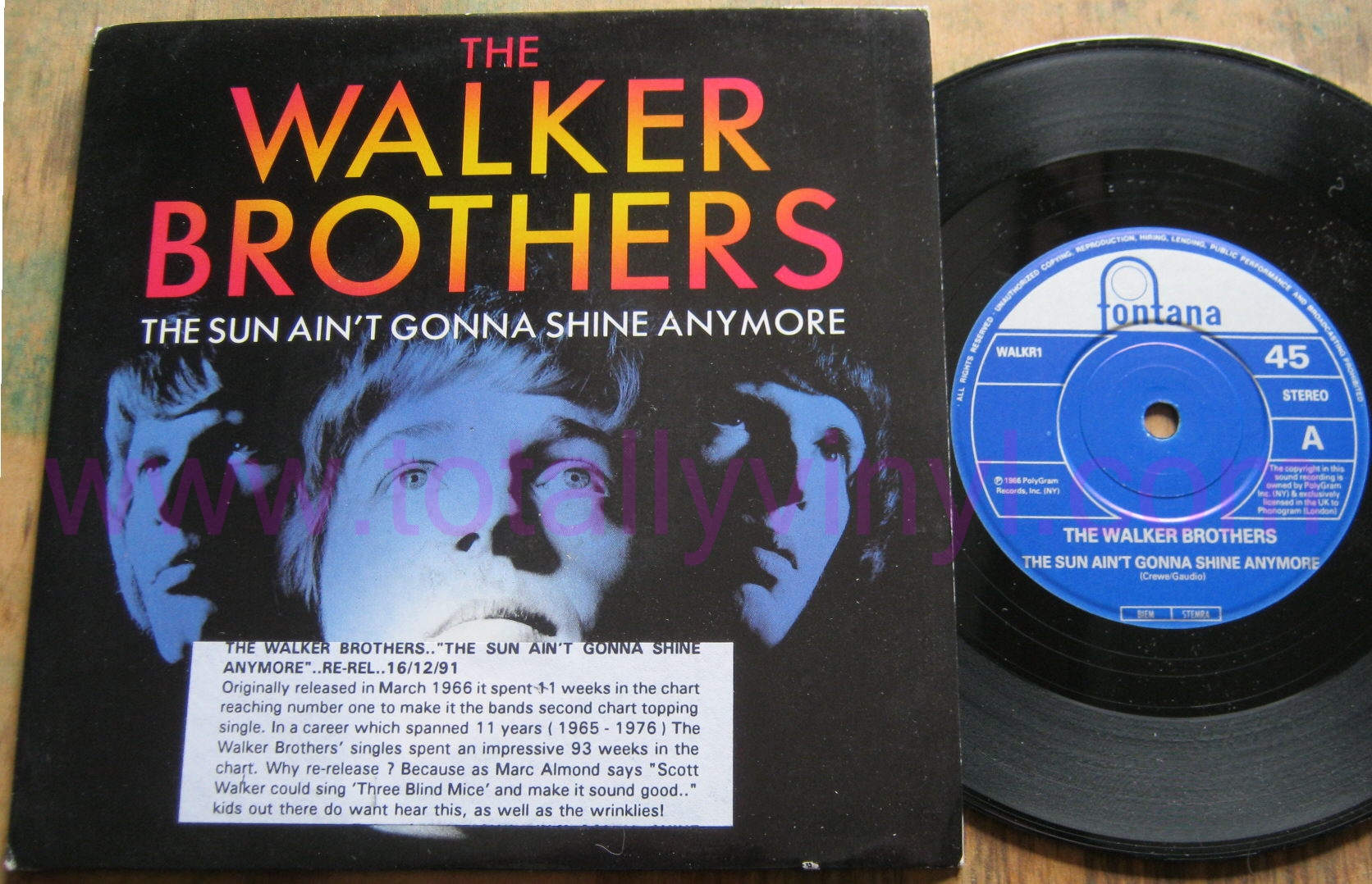 The Walker Brothers The Sun Ain T Gonna Shine Anymore